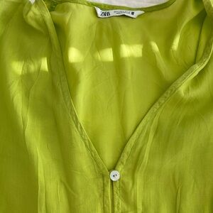 Green Zara Dress/Duster